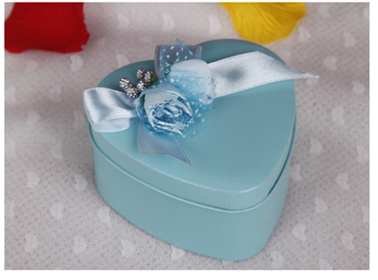 马口铁盒喜糖盒星型-蓝色